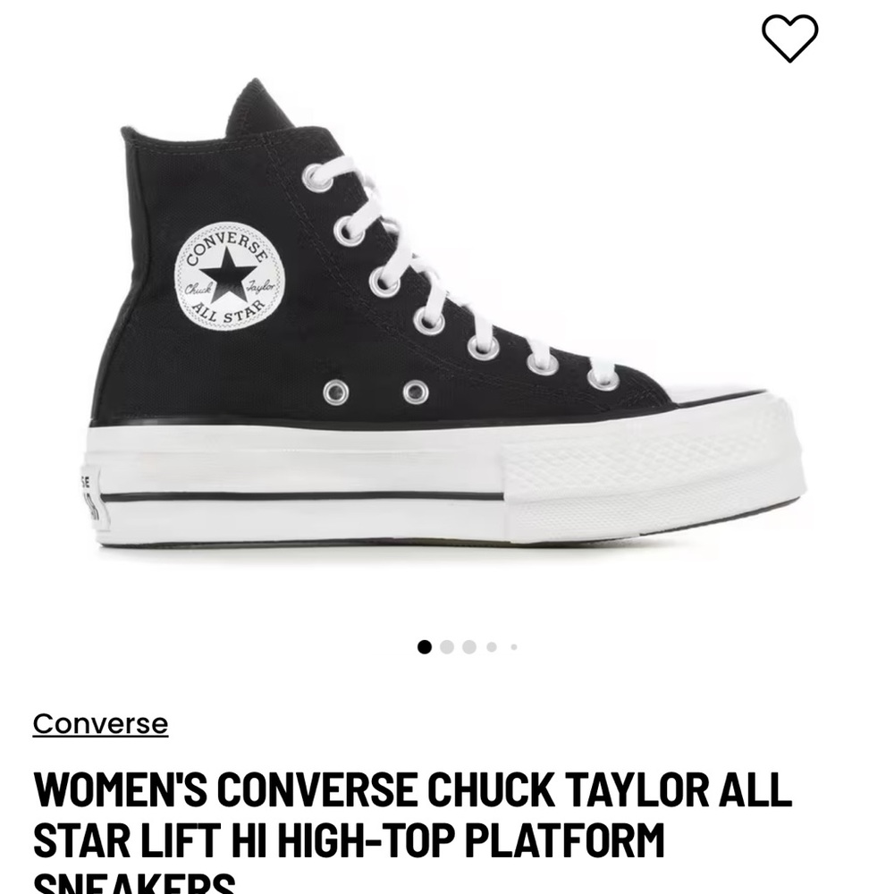 Converse Chuck Taylor All Star High Top Platform Sneakers